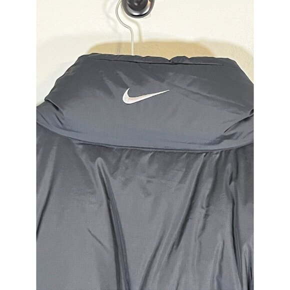 Nike Duck Down Puffer Jacket 2XL Black Bubble Coat Streetwear Quilted Neutral - Picture 9 of 13